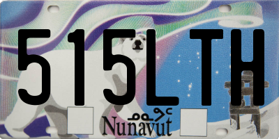 NU license plate 515LTH