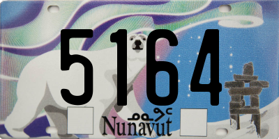 NU license plate 5164