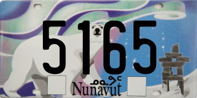 NU license plate 5165