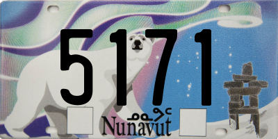 NU license plate 5171