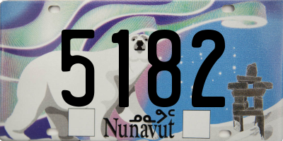 NU license plate 5182