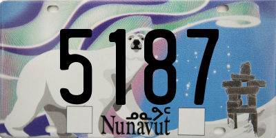 NU license plate 5187