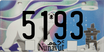 NU license plate 5193