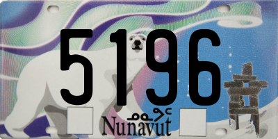 NU license plate 5196