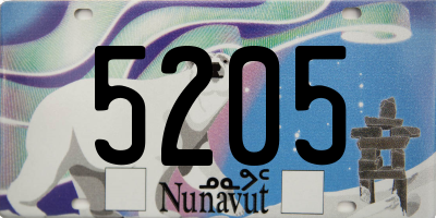 NU license plate 5205