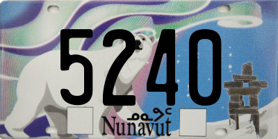 NU license plate 5240