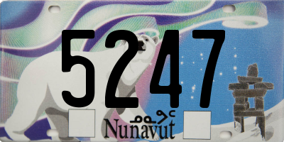 NU license plate 5247