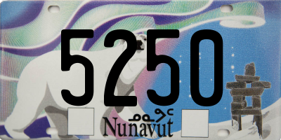 NU license plate 5250