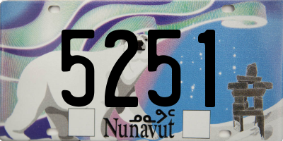 NU license plate 5251