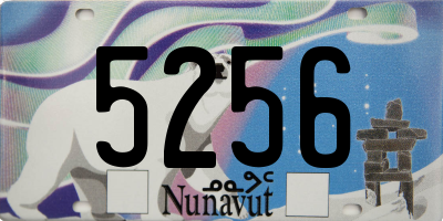 NU license plate 5256