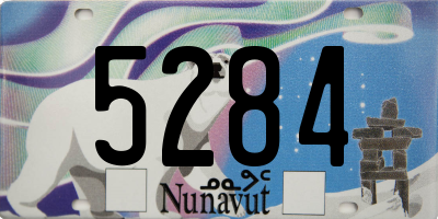 NU license plate 5284