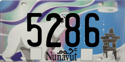 NU license plate 5286