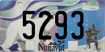 NU license plate 5293