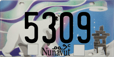 NU license plate 5309