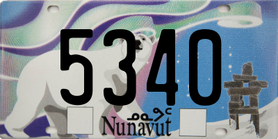 NU license plate 5340