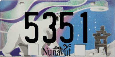 NU license plate 5351