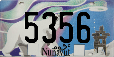 NU license plate 5356