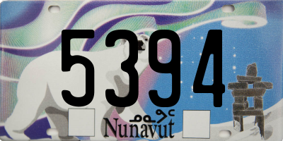 NU license plate 5394