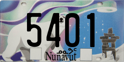 NU license plate 5401