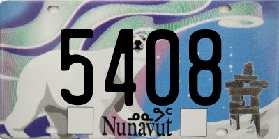 NU license plate 5408