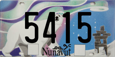 NU license plate 5415