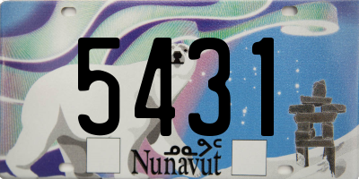 NU license plate 5431