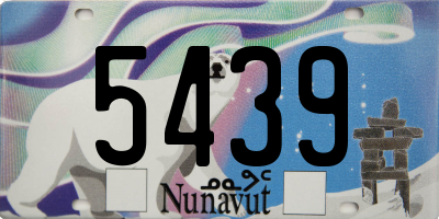 NU license plate 5439