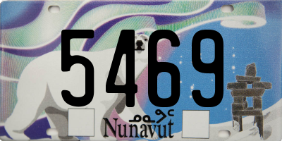 NU license plate 5469