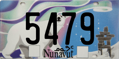 NU license plate 5479