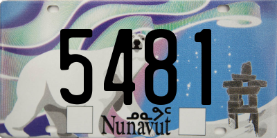 NU license plate 5481