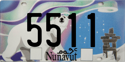 NU license plate 5511