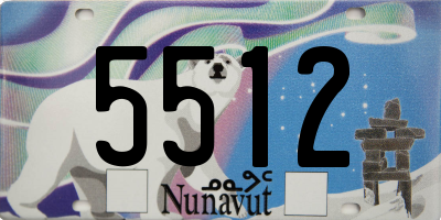 NU license plate 5512