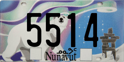 NU license plate 5514