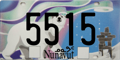 NU license plate 5515