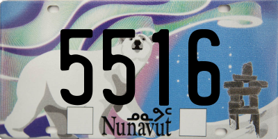 NU license plate 5516