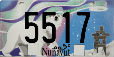 NU license plate 5517