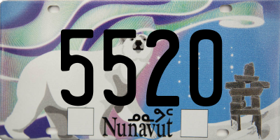 NU license plate 5520