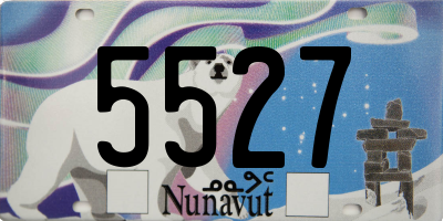 NU license plate 5527