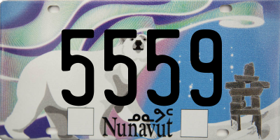 NU license plate 5559