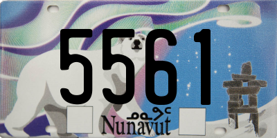 NU license plate 5561