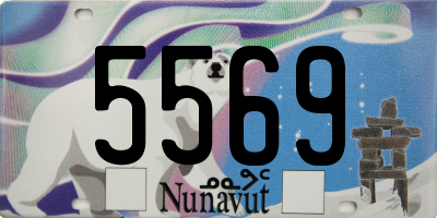 NU license plate 5569