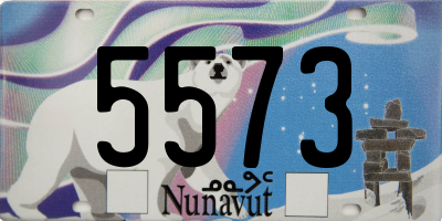 NU license plate 5573