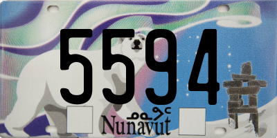 NU license plate 5594