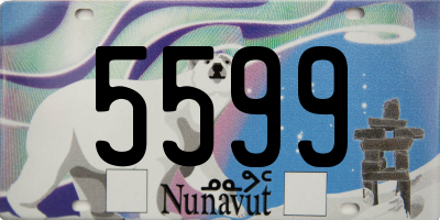 NU license plate 5599