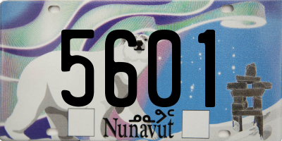 NU license plate 5601