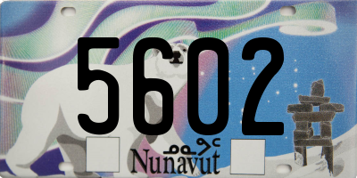 NU license plate 5602