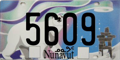 NU license plate 5609