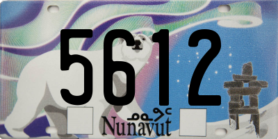 NU license plate 5612