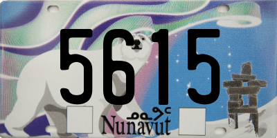 NU license plate 5615