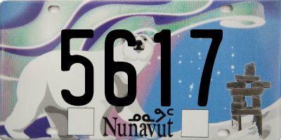 NU license plate 5617